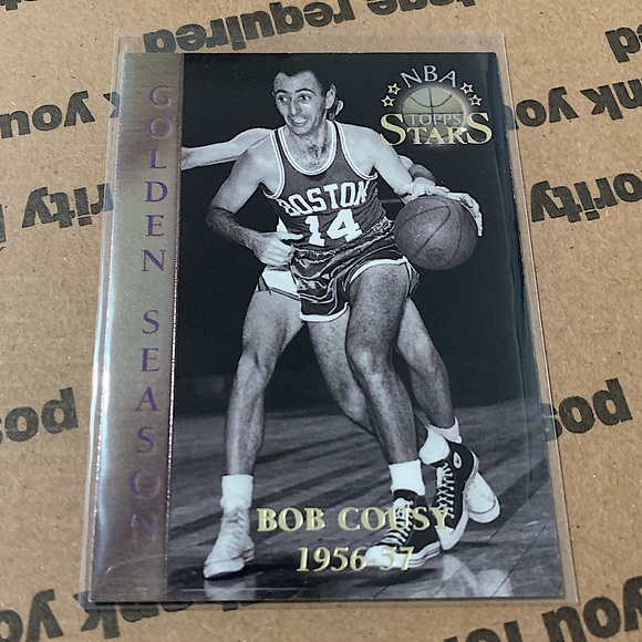 Bob Cousy ‘96 Topps Card